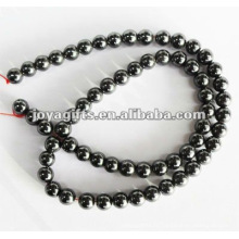 Perles rondes d&#39;hématite magnétique en vrac de 6 mm 16 po